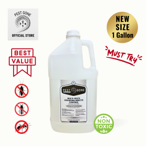 Pest Gone Anti-Cockroach Mites Spray Effective Ant Killer Bait Non-Toxic Odorless 1 Gallon