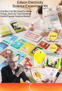 Science small experiment set treasure box childhood music physical science circuit toys set