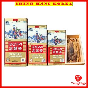 Hồng sâm củ khô hộp thiếc Bio hàn quốc chính hãng hộp 300g - Tăng thể lực phòng ung thư - tranglinh
