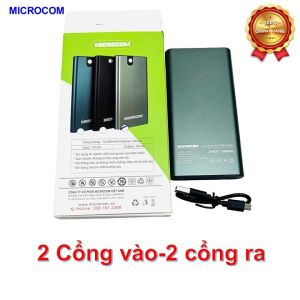Sạc Pin dự phòng tốc độ cực nhanh cho điện thoạiMáy tính bảngHàng chính hãng MICROCOMDung lượng lớn 10000 mhA