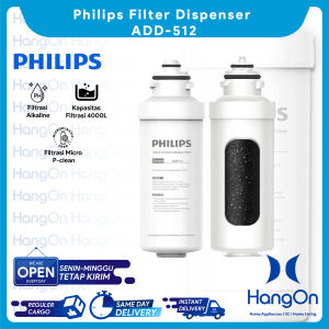 Philips Filter Dispenser ADD 512 - Active Carbon Filter Microplastic + Alkaline pH 8.5+ ADD512 for ADD4973BKAK | ADD4972 | ADD4969 | ADD4966