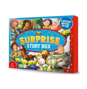 Disney Princess Surprise Story Box Boxset With 4 Books Stickers & Double Sided Poster For Kids
