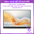Màn hình di động 13 inch IPS 2.5K có Type-C ThunderBolt - Tặng kèm bao da. 