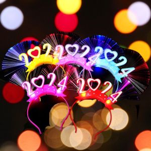 2024 New Year Hairband with LED Lights