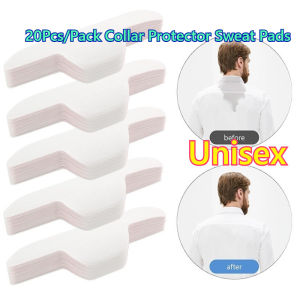 20Pcs/Pack Collar Protector Sweat Pads Invisible Disposable for Women Self-Adhesive Neck Liner Pads