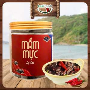 Mắm Mực Lý Sơn Đặc Sản Miền Trung Mắm Nguyên Chất Siêu Ngon Hũ 500G - LaSi Foods