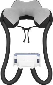 MoKo Neck Phone Holder Lazy Gooseneck Phone Pillow Holder Bracket360°Rotate Phone Tablet Stand for 4"-11" Device fits iPhone 15/Pro/Plus/Pro Max iPhone 14/14 Pro Max Galaxy S21 S9iPad Pro 11
