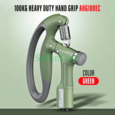 SellinCost Heavy Grip 5-120kg / 5-180kg / 10-100kg Smart Counter Adjustable Hand Grip Exercise Hand Gripper Spring Resistance Handgrip Exerciser Finger Arm Gym Yonex Badminton Muscle Exercise Alatan Exercise Tangan Strength Trainer AHG 智能握力器