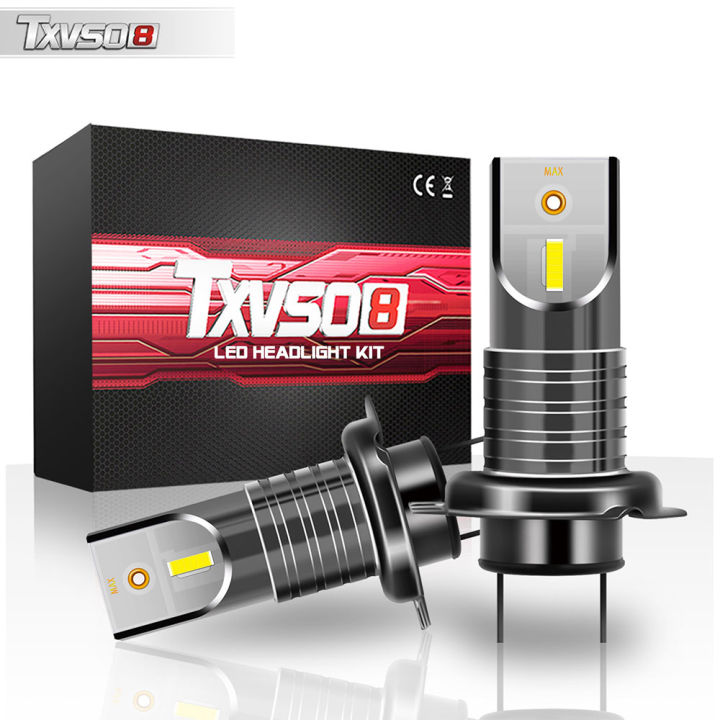Txvso8 2PCS Super Bright H7 Led Car Lights For Car Headlight Bulbs 120W ...