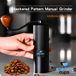 BERGARANSI One Two Cups Alat Penggiling Kopi Manual Coffee Grinder Adjustable - JN60