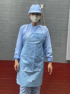 Tạp dề phòng sạch chống tĩnh điện dài 120cm