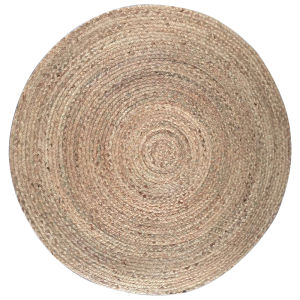 Nordic Style Natural Water Hyacinth Woven Round Mat Coffee Table Mat Home Decoration Carpet Living Room Bedroom Kitchen Dining Room Balcony Mat