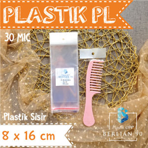 Plastik Display 8x16 cm 30 Mic Isi 100 Lembar - Plastik Perlize-Plastik Opp Gantung untuk Kemasan Aksesoris & Snack