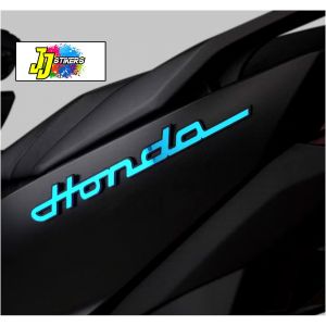 Emblem Honda Latin 2 Pcs Akrilik Emblem Honda Latin Timbul 3D Logo Emblem Honda Bahan Akrilik