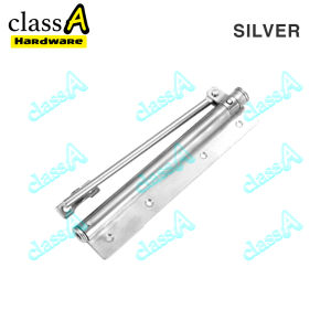 ClassAHW Stainless Steel Door Closer Adjustable Auto Closing Spring Load Bathroom Kitchen Store Entrance Door Mounted