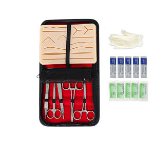 Suture Practice Kit Training Surgical Suture Kit Medical Dissecting Set Silicone Skin Surgery Kit
