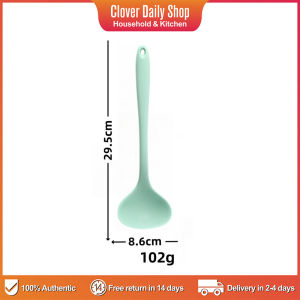 Heat-Resistant Silicone Soup Ladle Set for Cooking Basting and Serving - 29CM Kitchen Utensil Ktichen Soup Spoon