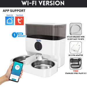 SmartPets CubeE Plus 5L / 7L Dual Bowl Automatic Pet Feeder (Wi-Fi Version / Camera Version)