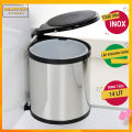 Thùng rác tròn gắn cánh tủ bếp dung tích 14 lít. 