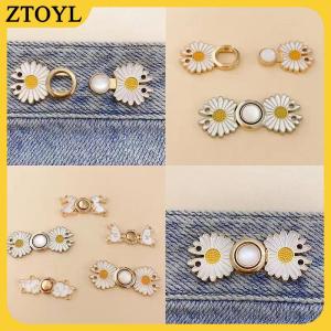ZTOYL Có thể tháo rời eo thắt chặt khóa vô hình Snap Nút Trâm đồ trang sức quần jean quần quần eo khóa dây thắt lưng điều chỉnh công cụ