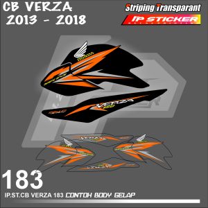 CB VERZA 2013- 2018 (COD) STIKER STRIPING MOTOR HONDA CB VERZA 2013- 2018 STIKER LIST STIKER MOTOR DESAIN RACING HOLOGRAM DAN TRANSPARAN BISA COD IP.KODE 183 IP PROJECT