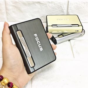 [HCM]Bật Lửa Gas Khè Kiêm Hộp Đựng Thuốc Focus 2in1 (Nhiều Màu)