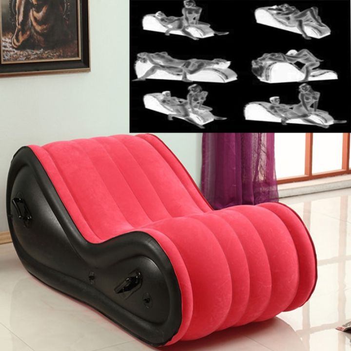 Inflatable Y Sofa Bed Adult Game Chaise Living Room Furniture Tantra ...