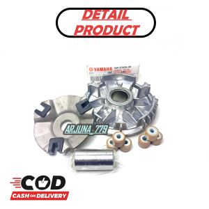 PAKET VANBELT 54P + RUMAH ROLLER ASSY 54P YAMAHA MIO J / SOUL GT 115 / FINO FI / MIO GT / X RIDE 115 / 2 ITEM VANBEL + RUMAH ROLLER ASSY  KODE PART 54P