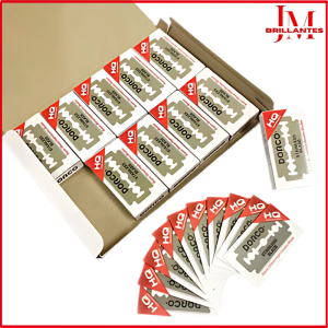[ST300] Ultra-Sharp Stainless Steel Double Edge Razor Blades (10-100 Pcs) – Platinum Coated for Mens Smooth Wet Shave Long-Lasting Barbershop Quality Safety Blades