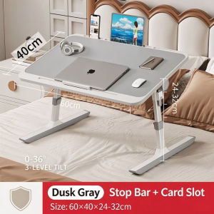 【SG Stock】Multi Purpose Foldable Laptop Table Lazy Table Bed - Space Saving for Bedroom/Dorm/Bay Window Adjustable