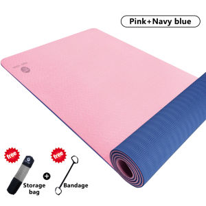 FUYOGI PIDO Yoga Mat Eco Friendly TPE Non Slip Yoga Mats by SGS Certified72 x24 inch 6mm Extra Thick for Yoga Pilates Fitness Exercise Mat