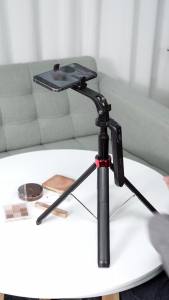 1.8m Selfie Stick Tripod for iPhone 11 12 13 14 15 Pro Max Phone with Remote Control with Panoramic Ball head Holder