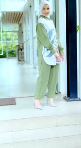 CHANA ONESET BY ZR STELAN WANITA TERVIRAL ONESET CRINKLE AIRFLOW MODERN