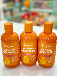 Dầu cá hồi Zesty Paws Wild Alaskan Salmon Oil hỗ trợ da & lông cho chó mèo
