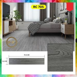 44 Lembar Paket Vinyl Lantai 3 Meter x 2 Meter VINYL LANTAI PLANK MOTIF KAYU / VINYL FLOORING WOODEN MOTIF Vinyl Lantai Motif Kayu - Sticker Lantai PVC Vinyl Lantai Motif Kayu Elegant - Lantai Rumah Motif Kayu Klasik