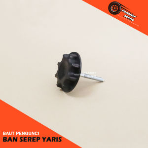 Pengunci Ban Serep Toyota Yaris Bakpao - Vios Warna Hitam