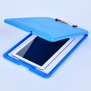 CEMOMEF Office Supplies for School Paper Holder Durable Waterproof Stationery Writing Pad Document Case Filing Storage A4 Clipboard Box