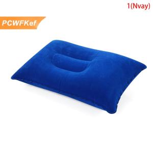 【PCWFKef】 Inflatable không khí gối giường ngủ cắm trại gối PVC Nylon cổ gối