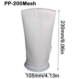 CANICECA Marine Filtration Aquarium Filter Socks Bag PP Washable Reusable Nylon Filter Bag Honeycomb Fish Tank Water Sump Filters Bag Fish Tank Filtration System