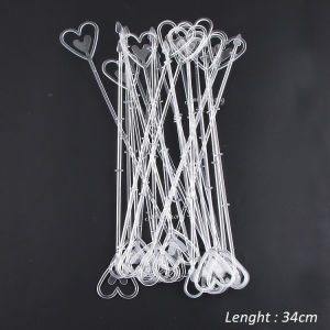 (80PCS) CARD KAD HOLDER Stick Clip Gift Wish Bouquet Flower Chocolate Paper Bunga Florist Flora Transparent Hadiah Murah