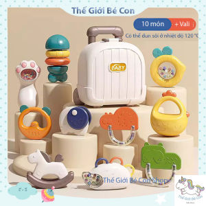 Đồ chơi xúc xắc bộ gặm nướu cho bé Baby Rattle Gum và Umoo nhiều chi tiết