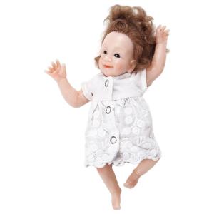 7inch Baby Girl Doll Life Like Reborns Toy Infant Girl Doll with Clothes Role Playing Game Toy Kids Favor Birthday Gift