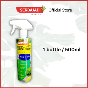 Serbajadi Weed & Grass Killer Organic Weed Killer| No Bad Smell| Get Rid Weed Spray| Weed Removal| Organic Spray 500ml