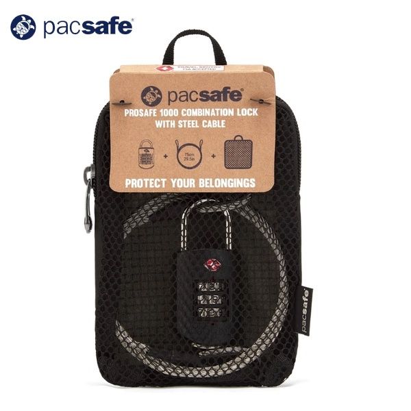 Pacsafe Prosafe 1000 Travel Sentry Approved Combination Lock with Steel