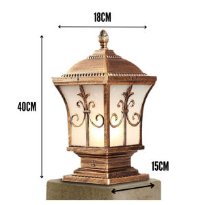 OUTDOOR GATE LAMP | RETRO GATE LAMP | VILLA GATE LIGHT | GARDEN LIGHT | PILLAR LIGHT | LAMPU GATE
