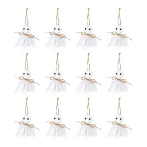 DIY Haunting House Decors 12PCS Interchangeable Specters Hangings Using Durable Cloth Materials And Cotton Cord For Customizable Displays