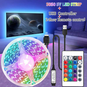 Strip Lights 5050/2835 RGB 16Colours Led Remote Strip Light for Bedroom Living Room DIY Decoration Led Lights For Room TV BackLight