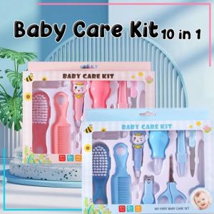 Baby Care Kit Set 10 in 1 / Perlengkapan Perawatan Bayi / Kit Newborn Infant Healthcare Grooming Set / Paket Perawatan Bayi