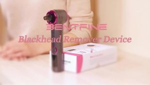 Blackhead Remover Vacuum 2 in 1 Pore Vacuum Blackhead Vacuum Extractor Whitehead Remover Vacuum with Heating Mode Facial Pore Cleaner Electric with 5 Heads & 3 Suction Level