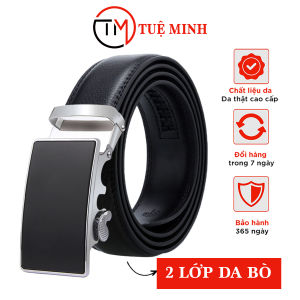 Thắt lưng nam da bò RK07 trẻ trung lịch lãm cao cấp khóa hợp kim tự động không gỉ - Bảo hành LÔI 1 ĐỔI 1
